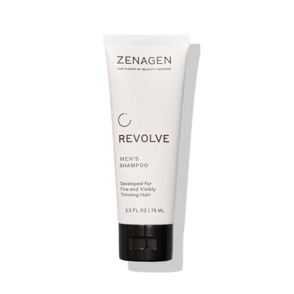 Zenagen Revolve Men's Thickening Shampoo | Plant-Based, 5-Minute Treatment for Fuller-Looking Hair (75 mL)