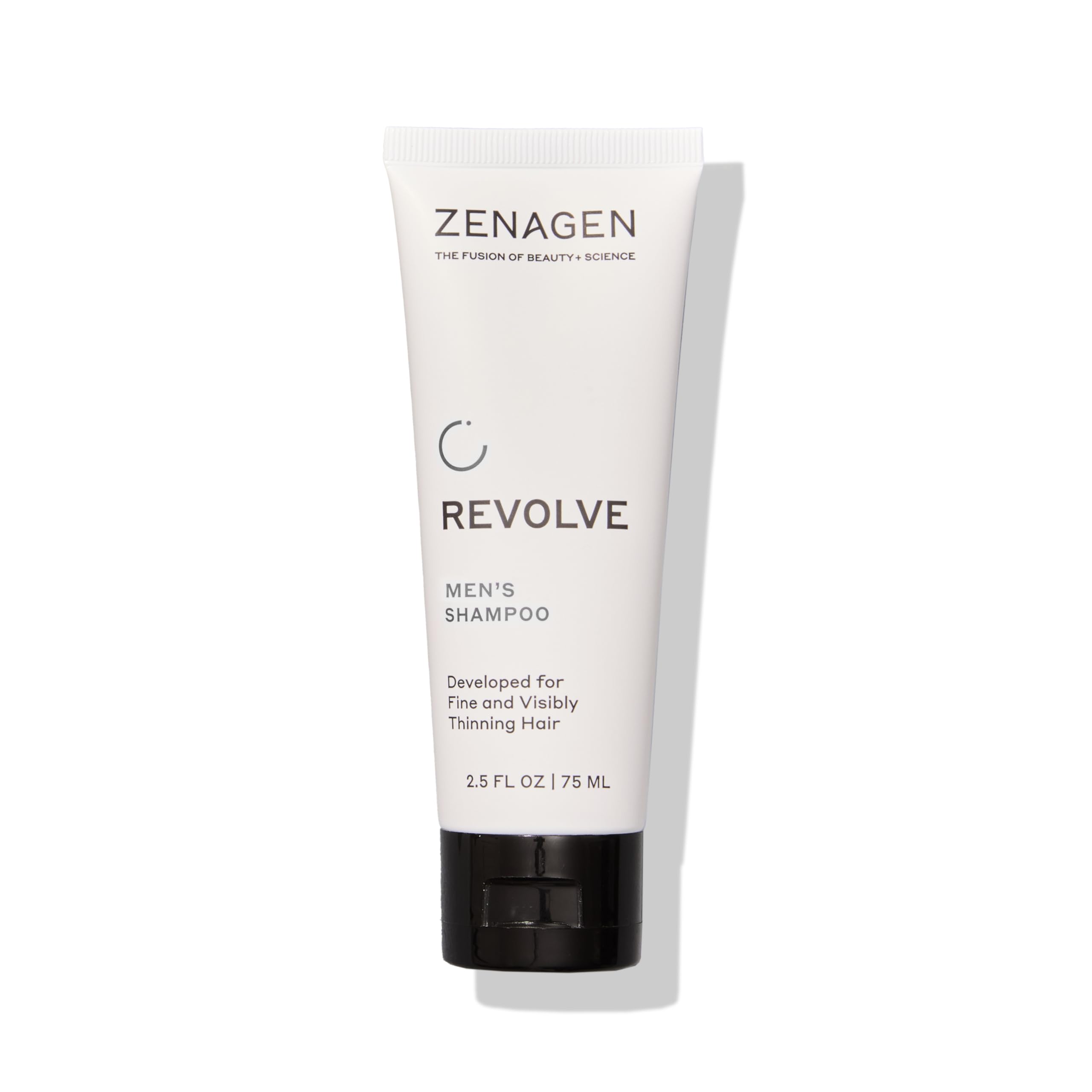 Zenagen Revolve Men's Thickening Shampoo | Plant-Based, 5-Minute Treatment for Fuller-Looking Hair (75 mL)