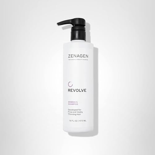 Zenagen Revolve Women's Thickening Shampoo | Fuller-Looking Hair, Plant-Based