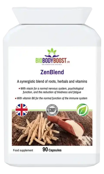 ZenBlend Ashwagandha Complex | Stress & Energy Support UK