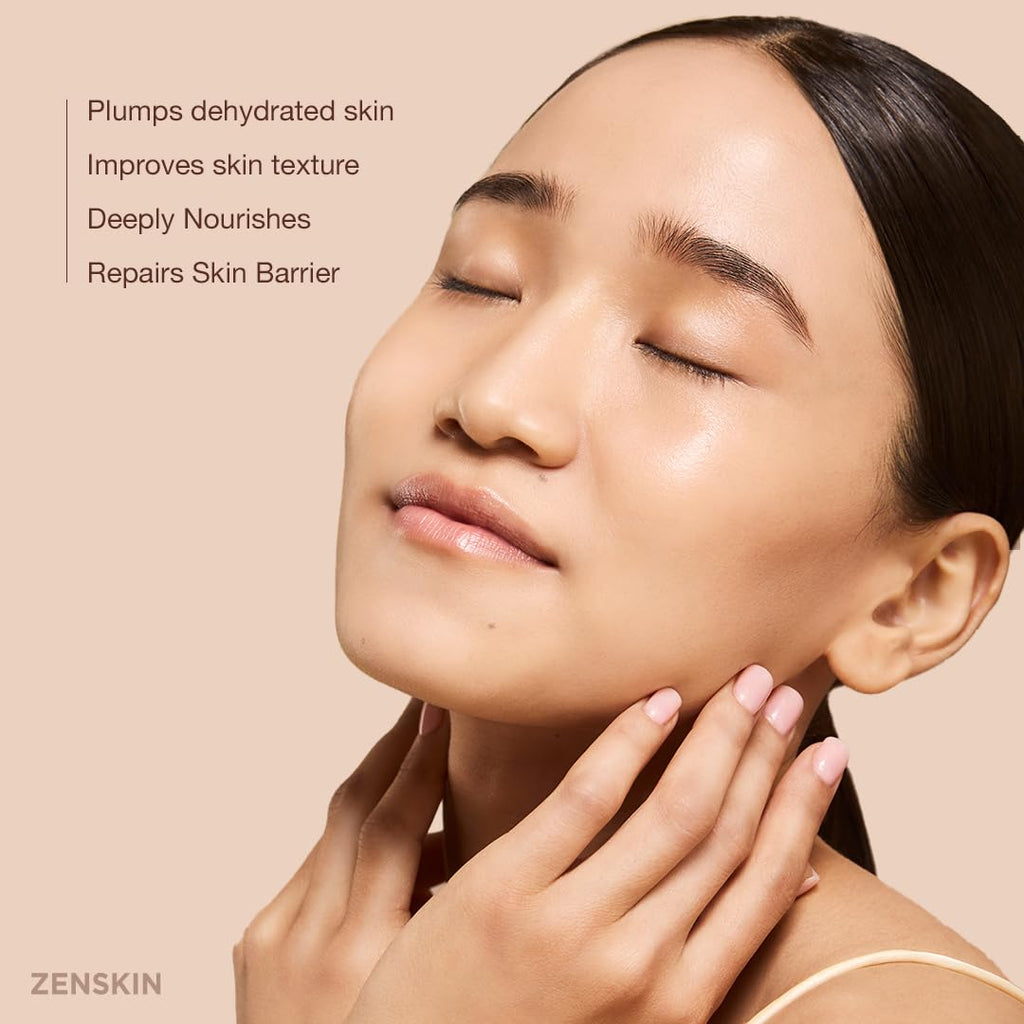 Zenskin Snail Mucin & Peptide Cream – 90% Snail Mucin, 5 Peptides, Deep Hydration, 100ml