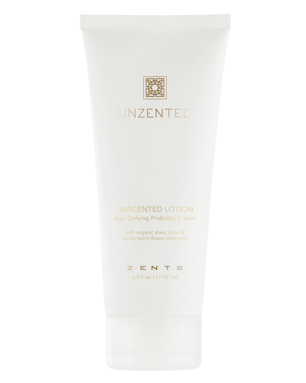 Zents Age-Defying Probiotic Body & Hand Lotion (Fragrance-Free) – Hyaluronic Acid & Organic Shea Butter | 6.4 fl oz