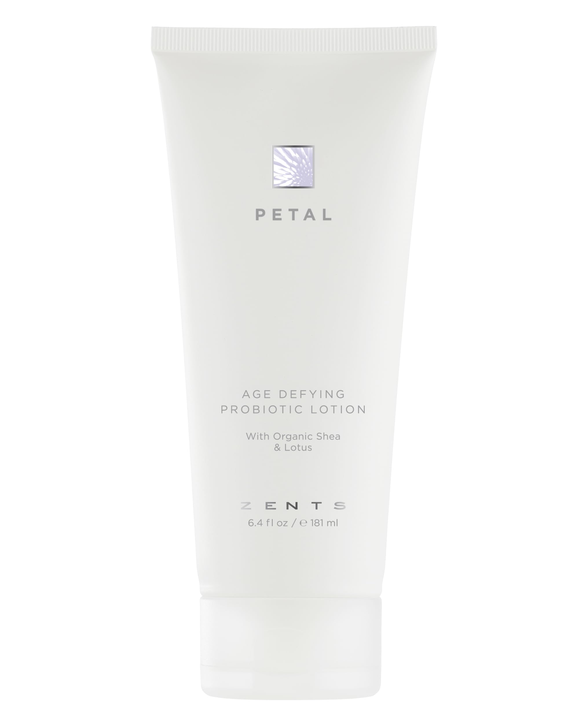 Zents Age-Defying Probiotic Body and Hand Lotion (Petal) | Hyaluronic Acid and Organic Shea Butter | 6.4 fl oz
