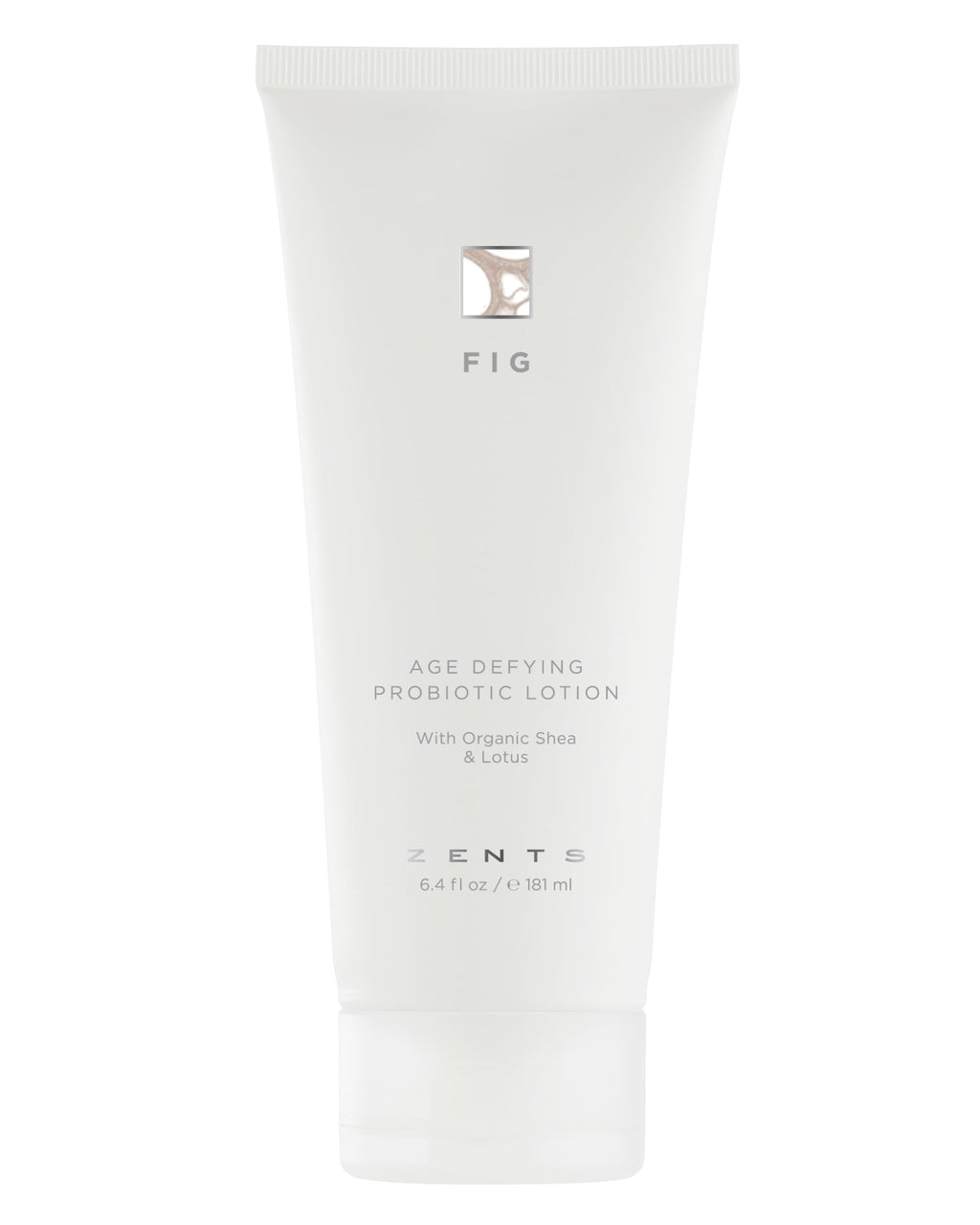Zents Age-Defying Probiotic Body & Hand Lotion (Fig) – Hyaluronic Acid + Organic Shea Butter, 6.4 oz