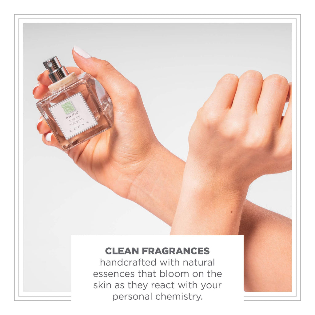Zents Anjou Eau de Parfum – Unisex Scent with Jasmine, Geranium & Armoise | Clean, Long-Lasting Fragrance 1.69 oz