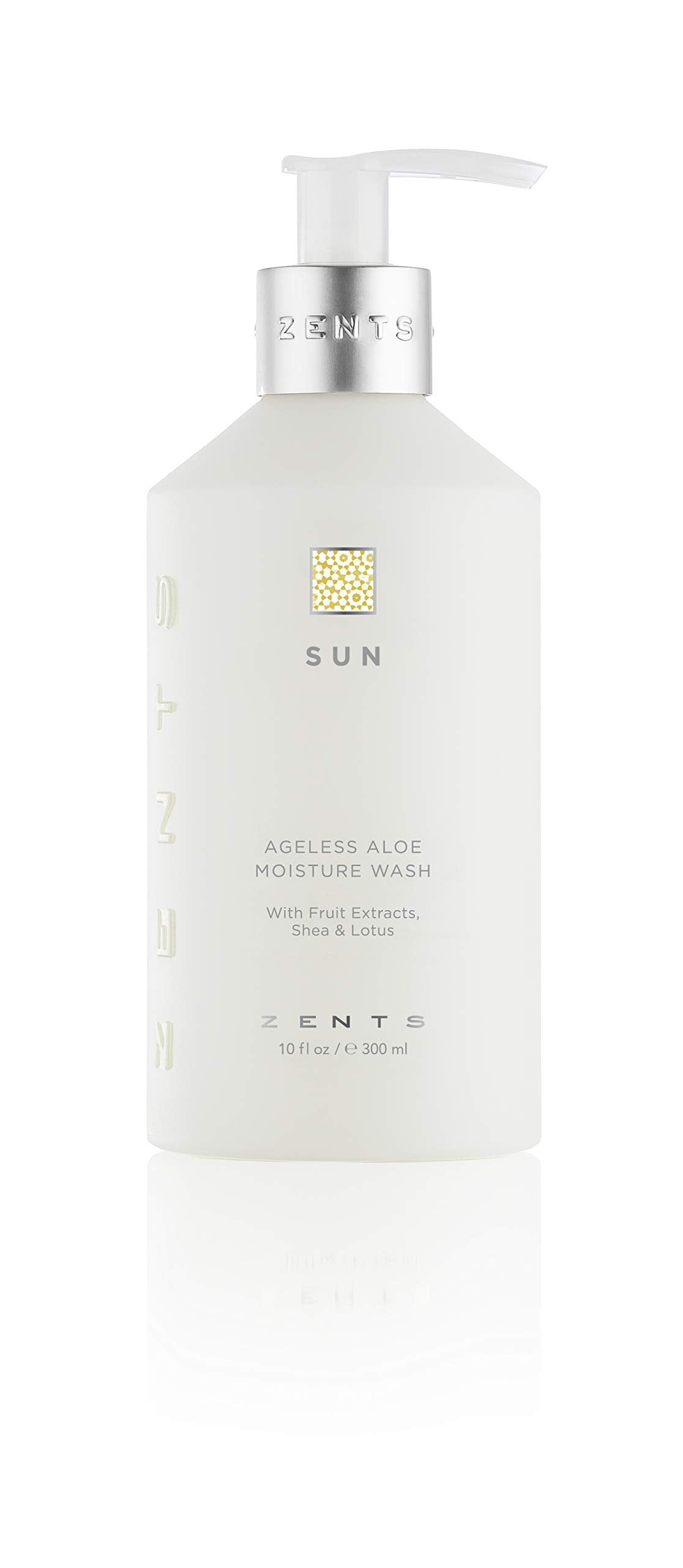ZENTS Hand & Body Wash (Sun Fragrance) — Hydrating, Age-Defying Cleanser with Organic Shea Butter & Aloe | 10 fl oz