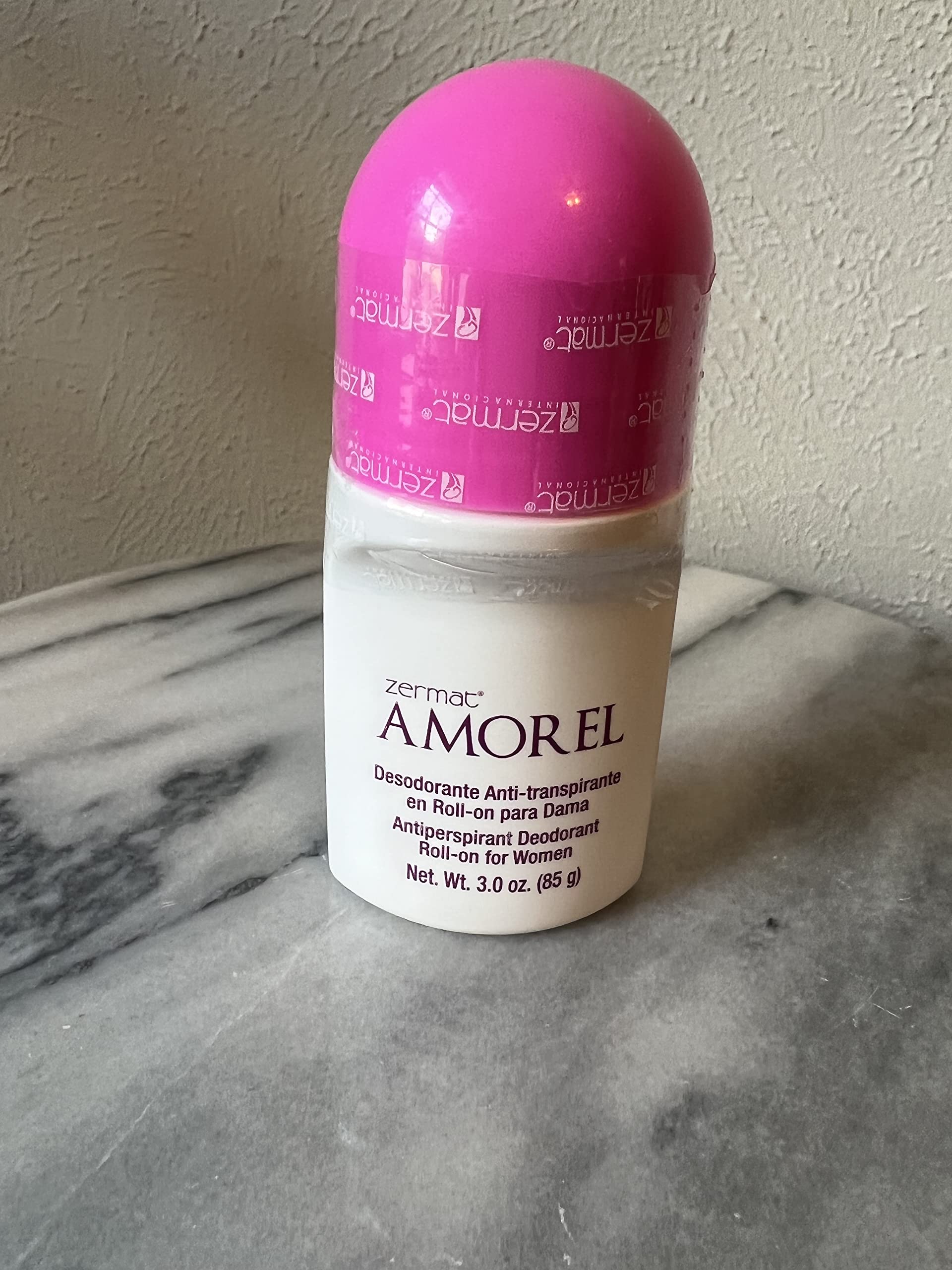 Zermat AMOREL Roll-On Deodorant 3 oz Set of 3 – Vanilla Scent