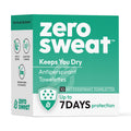 ZeroSweat Antiperspirant Wipes Deodorant | Clinical Strength Protection, 10 Wipes (New & Improved)