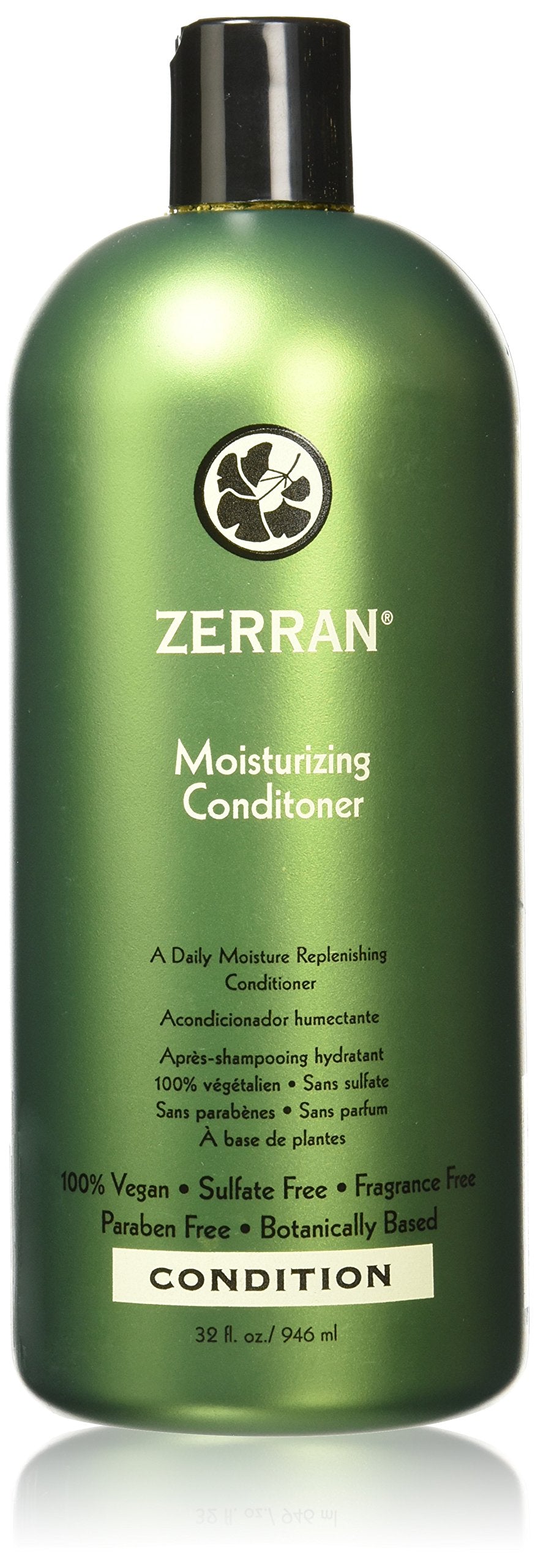 Zerran Moisturizing Conditioner 32oz – Vegan, Fragrance-Free Hydration for Color-Treated Hair