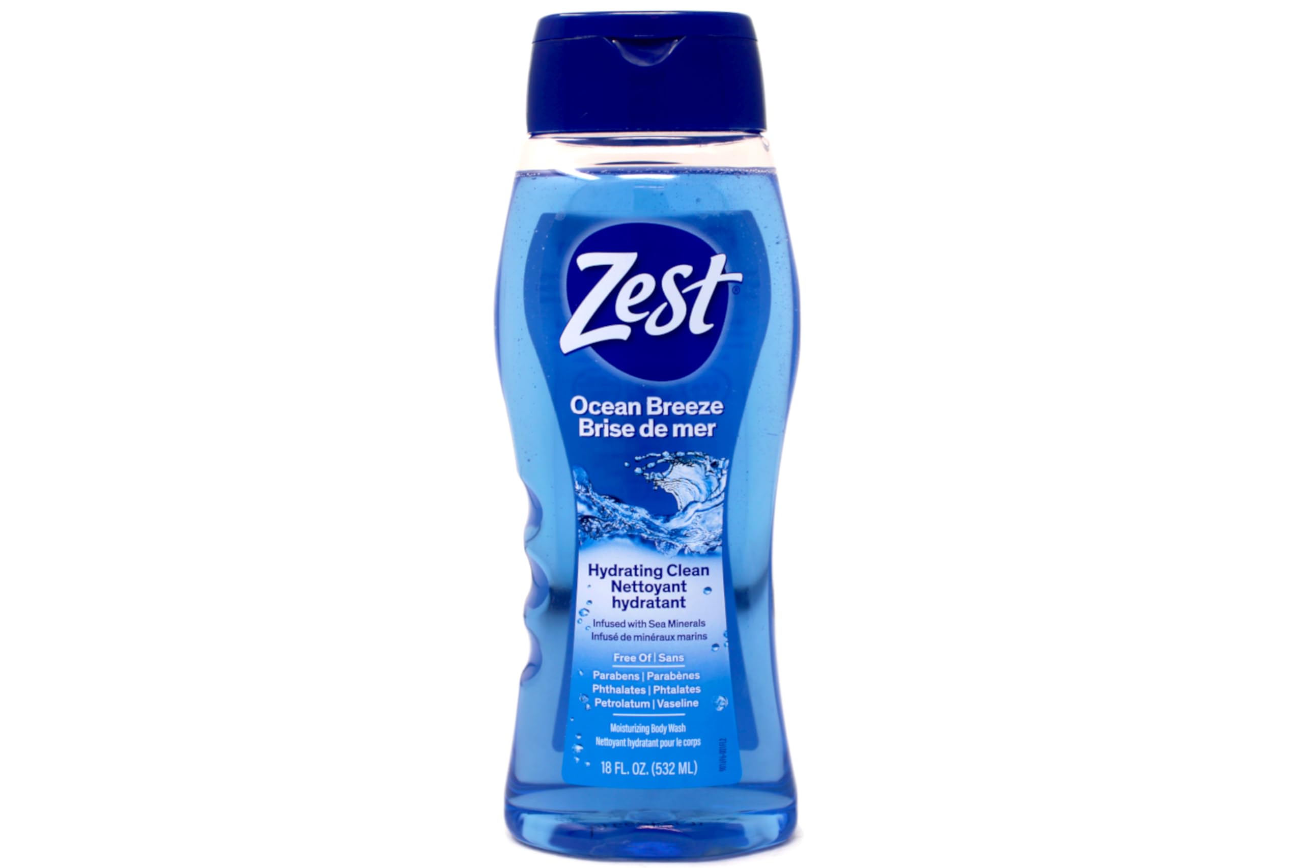 Zest Body Wash: Sea Minerals, Ocean Breeze, Hydrating Soap for All Skin Types | 6-Piece Pack