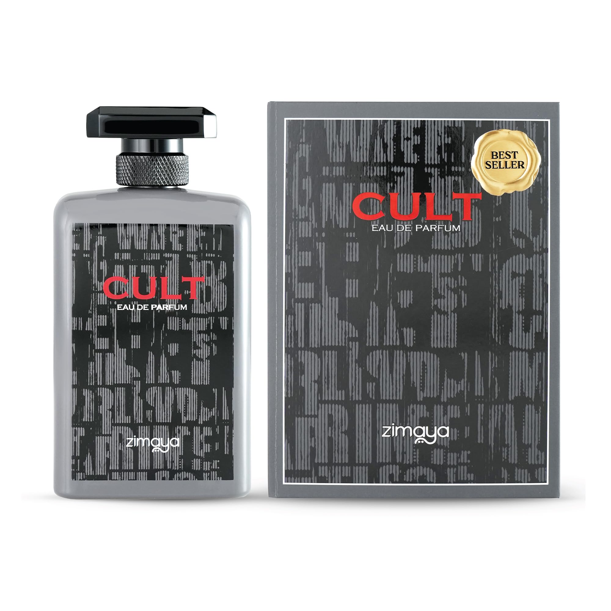 Zimaya Cult Unisex Long-Lasting Eau de Parfum 3.4 Fl Oz | Versatile Day & Night