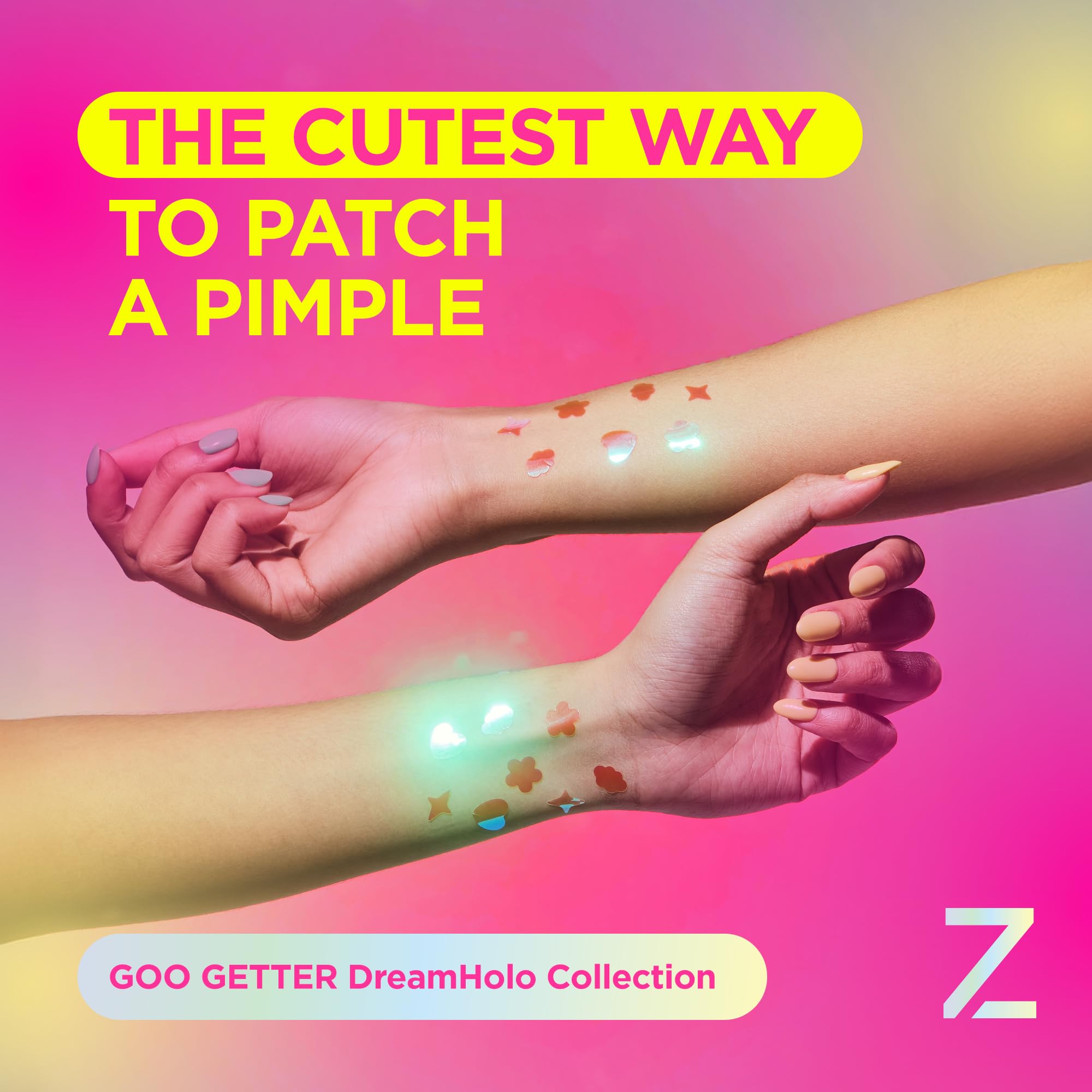 ZitSticka DreamHolo 72ct Pimple Patches – Holographic Goo Getter Hydrocolloid Patches