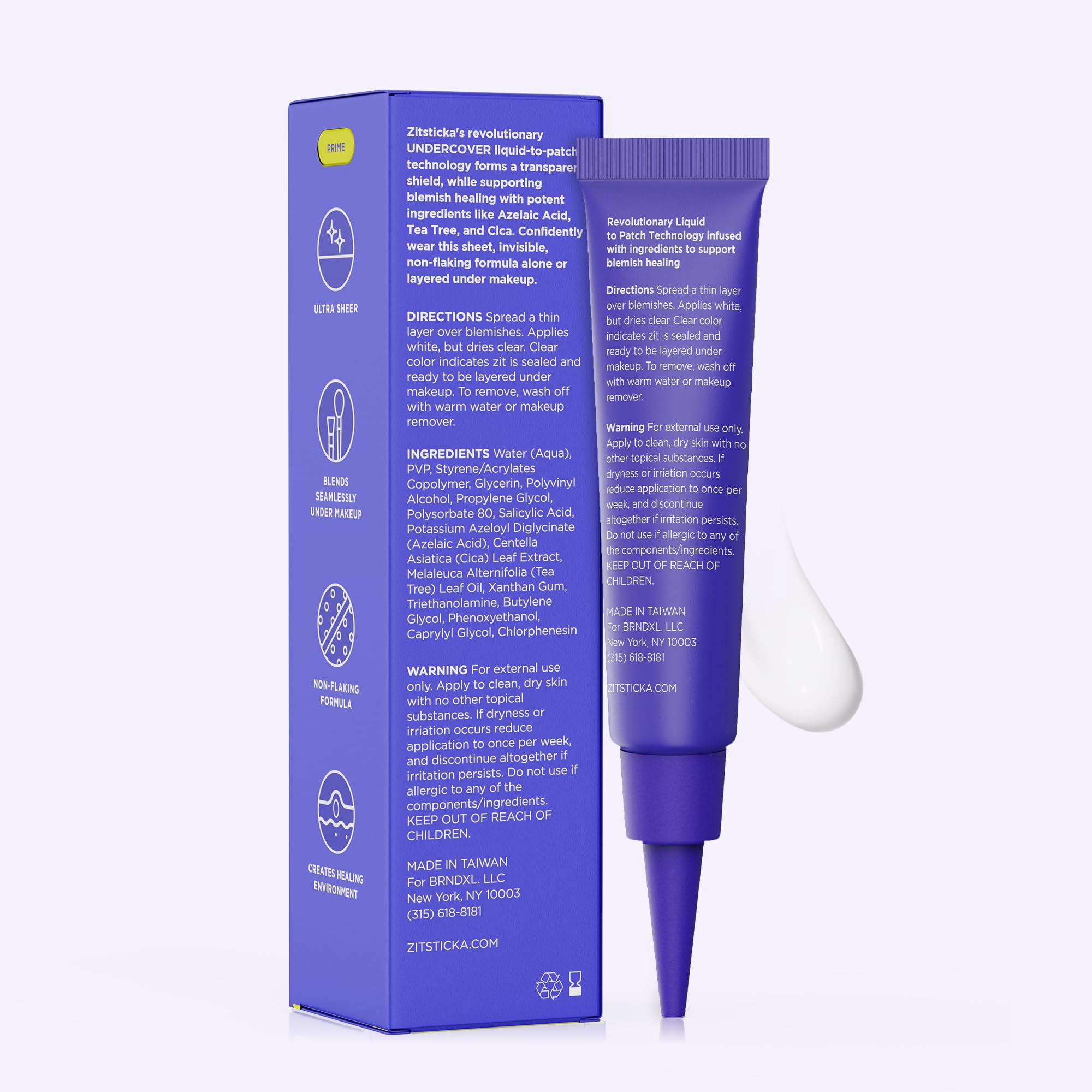ZitSticka Liquid Pimple Patch – Invisible, Customizable Gel for Face (0.3oz / 10ml)