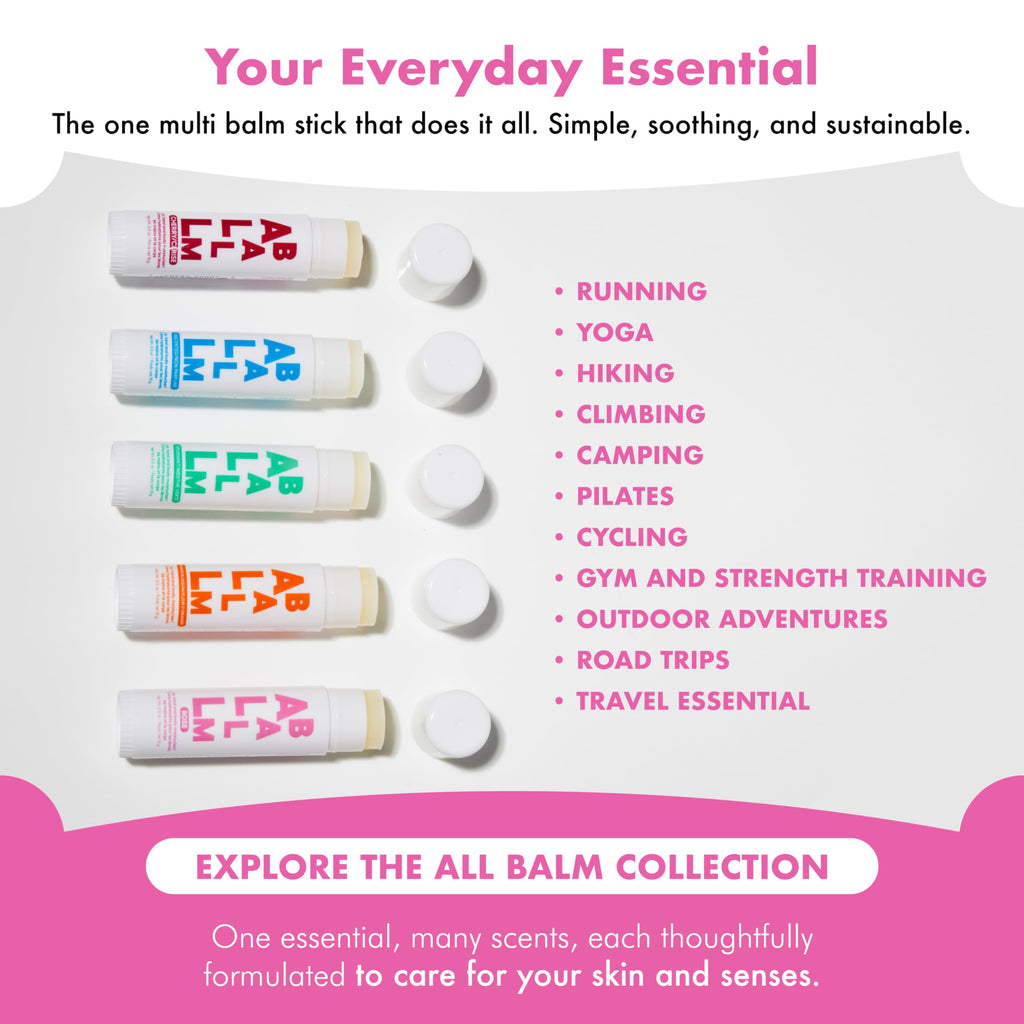 Zizia Rose Multi All Balm Stick – Moisturizing Lip, Hand & Body Balm with Shea Butter & Jojoba Oil
