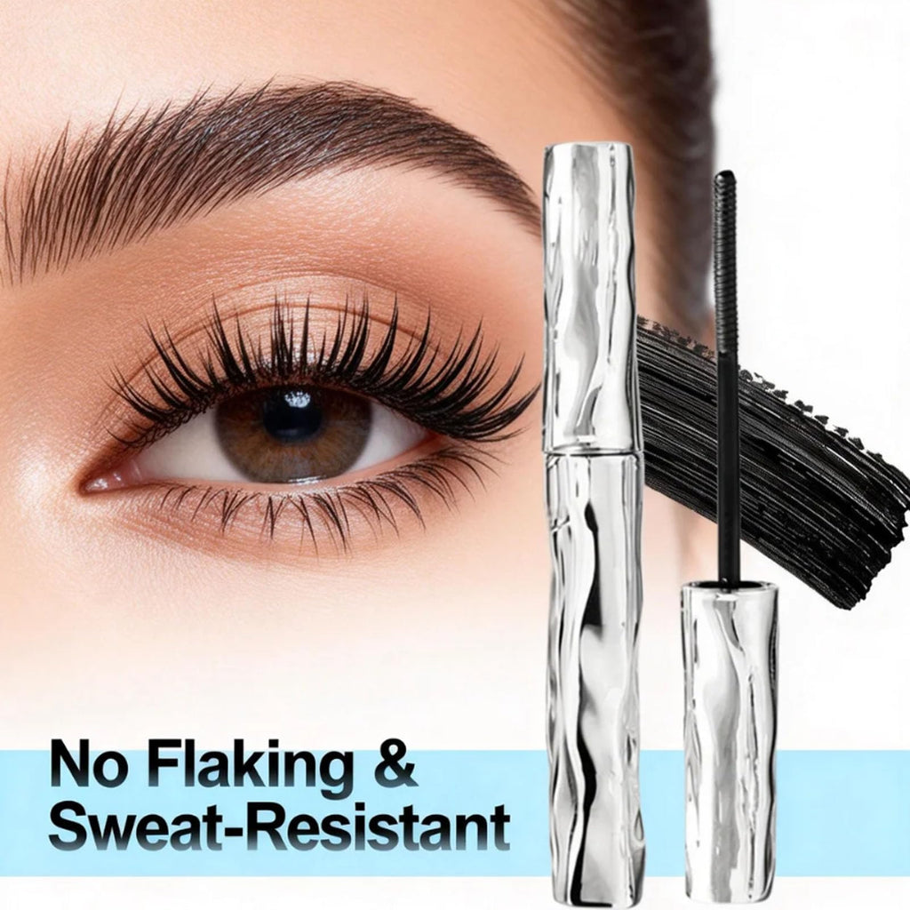 zkyo Steel Tube Eyelash Primer + Tubing Mascara — Waterproof, 3D Curl, No Flaking (0.12oz/3.5g)