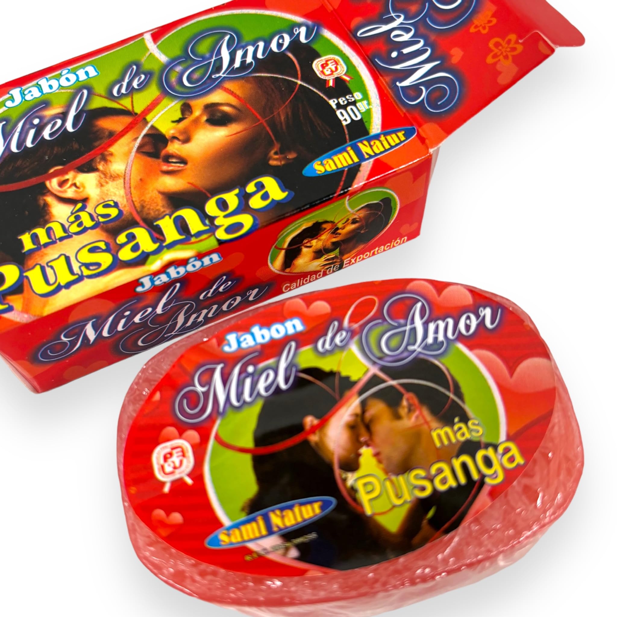 Zoeartcrafts Pusanga & Miel de Amor Bar Soap for Love & Romance | Natural Herbal Soap 90 g
