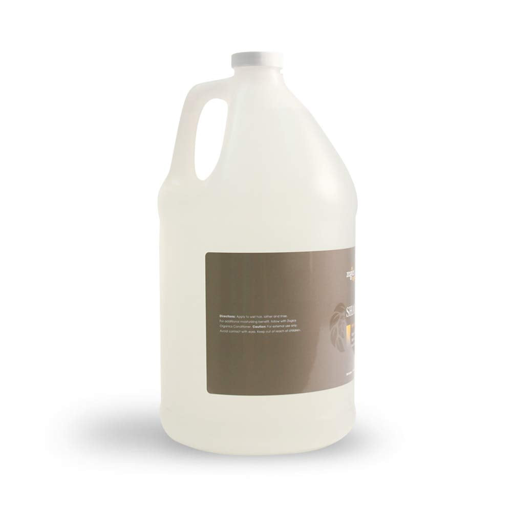Zogics Organics Shampoo – Hydrating Natural Shampoo for Women & Men (Honey Coconut, 1 Gallon)
