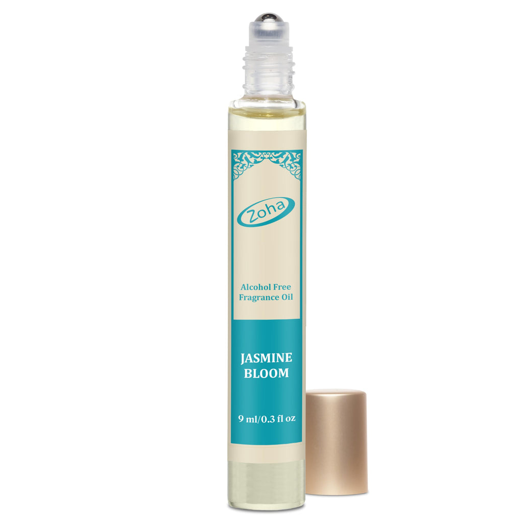 Zoha Jasmine Bloom – Alcohol-Free Jasmine Perfume Oil, 9ml Roller (Unisex)