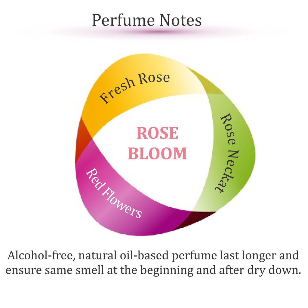 Zoha Rose Bloom Perfume Oil – Alcohol-Free 9ml Roller