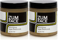 Zum Face Sugar Scrub – Natural Exfoliator with Jojoba, Coconut & Olive Oils – Lemongrass – Pack of 2