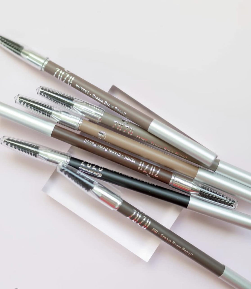 Zuzu Luxe Cream Brow Pencil (Fig - Brunette) – Natural, Creamy Definition | Vegan & Cruelty-Free